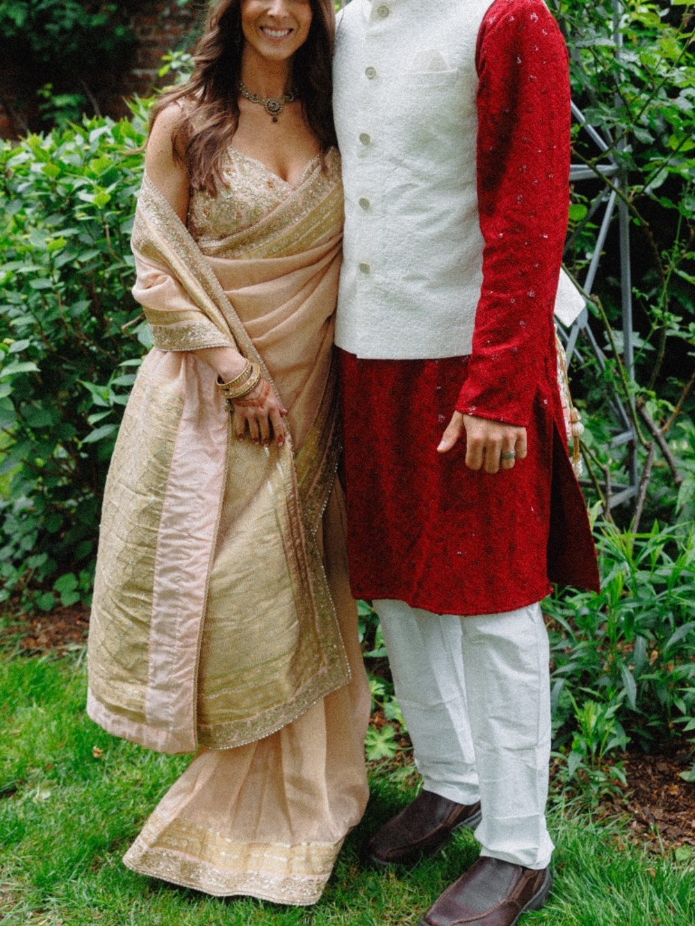 Rose Gold Sari